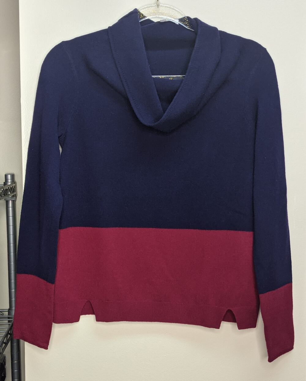 Barrow and Grove funnel neck cashmere sweater XS